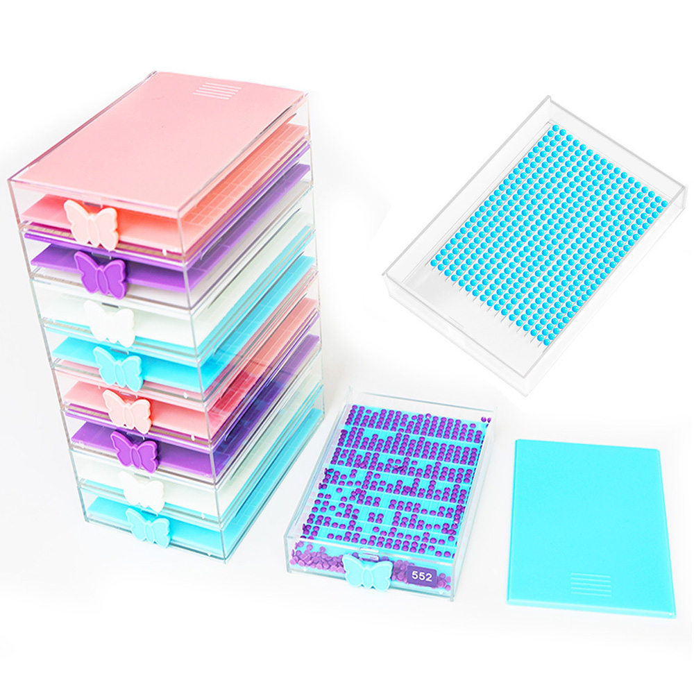 Tool Chest Cabinet - Bandeja de arte con diamantes 5D