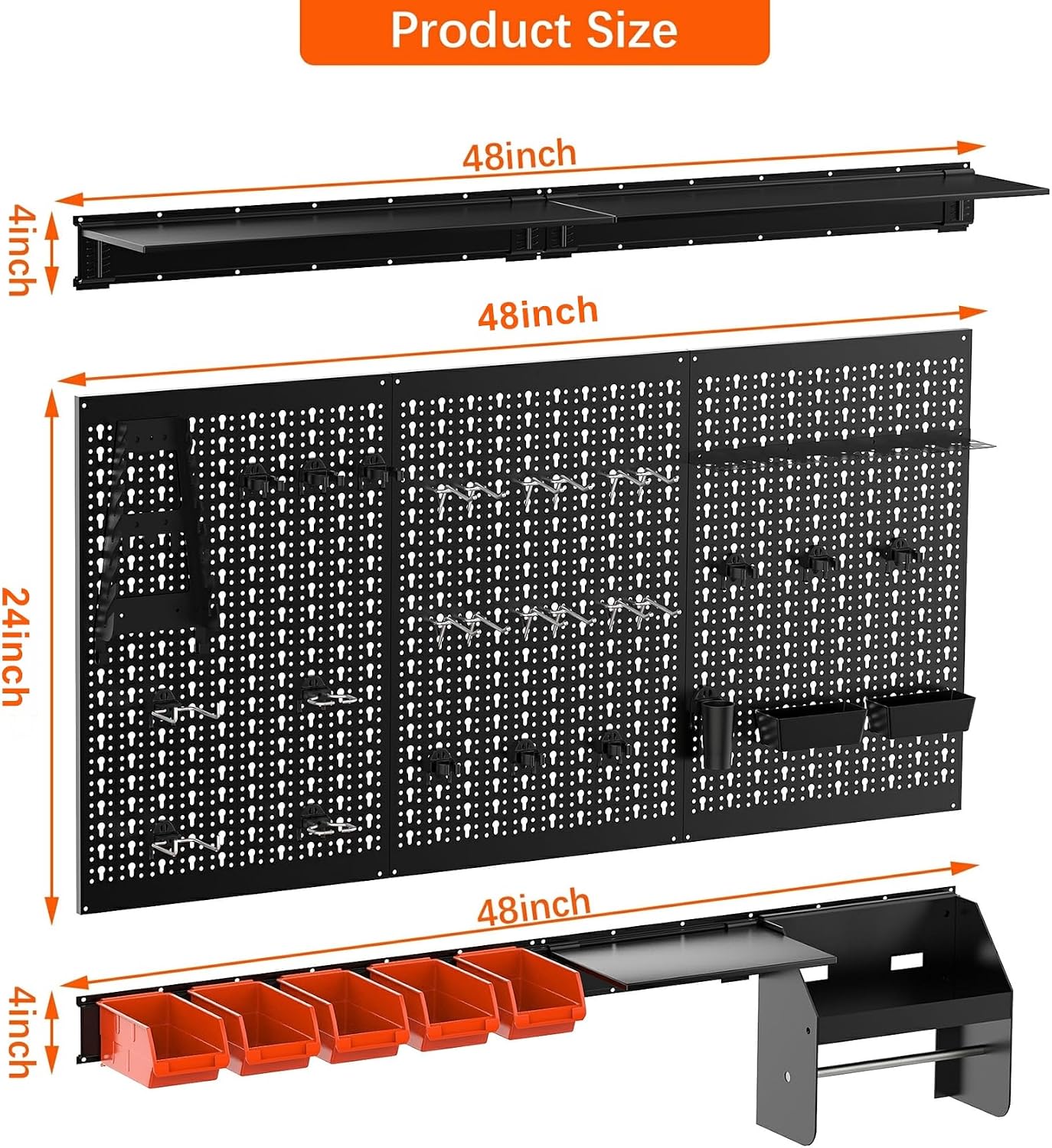 Kit de Panel Organizador de Pa - Workshop Tools.Hanging Board reseña y precio