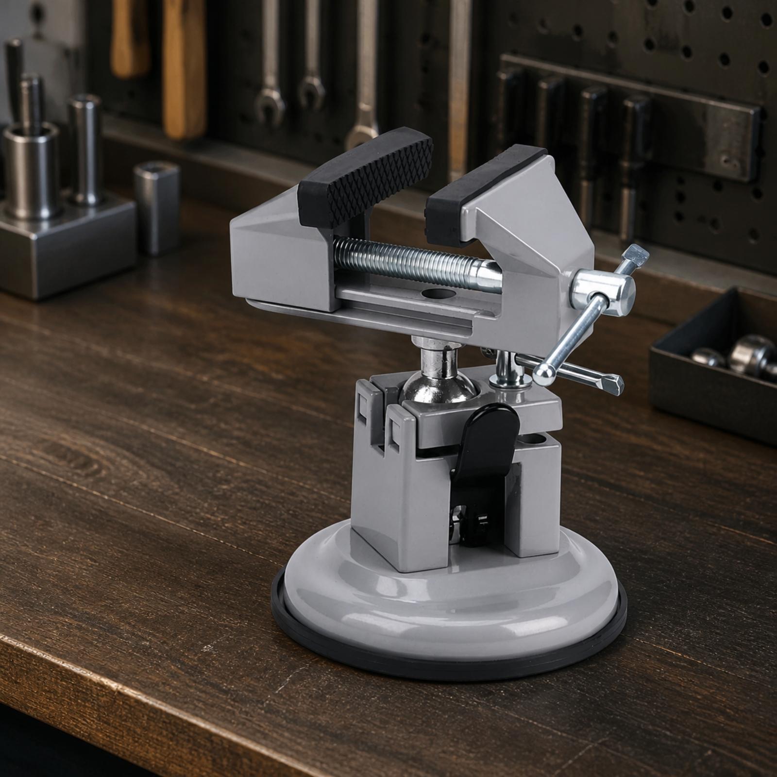 Tornillo de banco giratorio de - Tools For Home Workshop reseña y precio