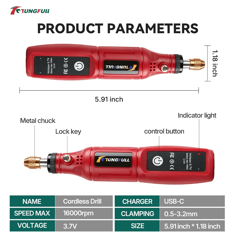 Herramienta rotativa inalámbri - Power Tools For Workshop reseña y precio