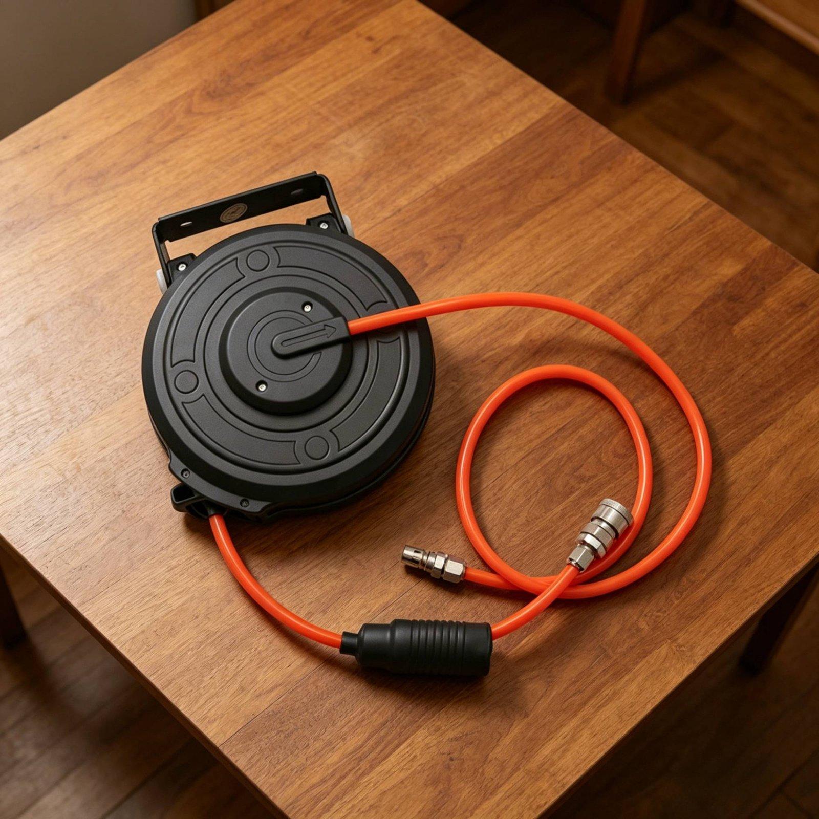 Carrete retráctil para manguer - Tools In Workshop reseña y precio