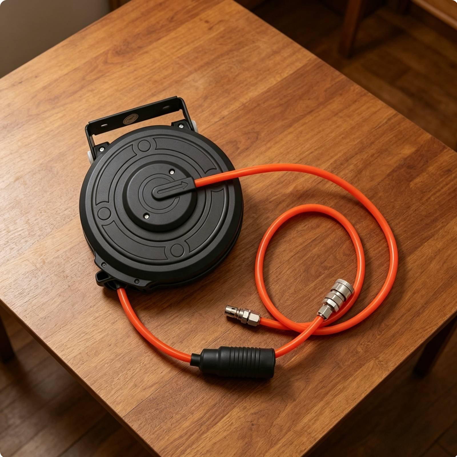 Carrete retráctil para manguer - Tools In Workshop reseña y precio
