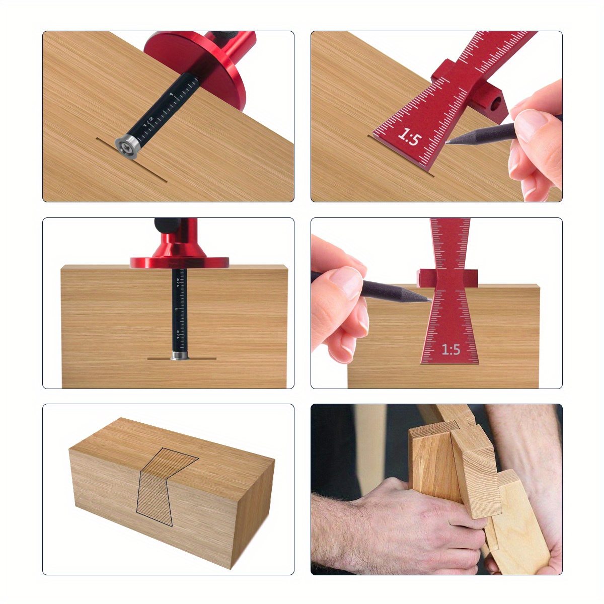 Cortador de rueda de rodamient - Dovetail Marking Guide reseña y precio